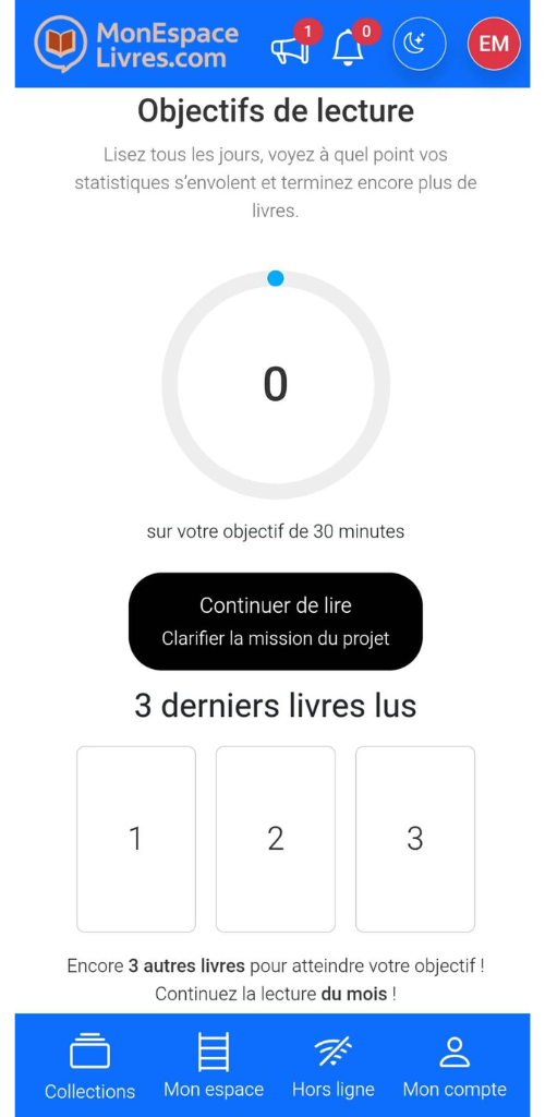 Aperçu de l'application